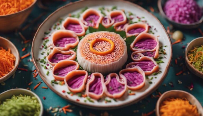 Sous Vide Festive Rice Stuffed Lotus Root