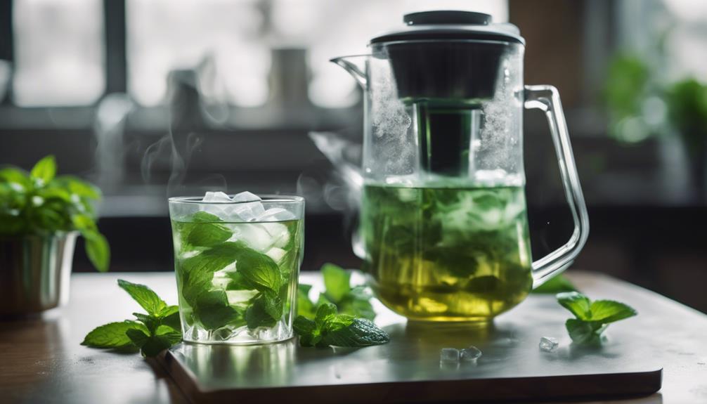 sous vide mint infusion