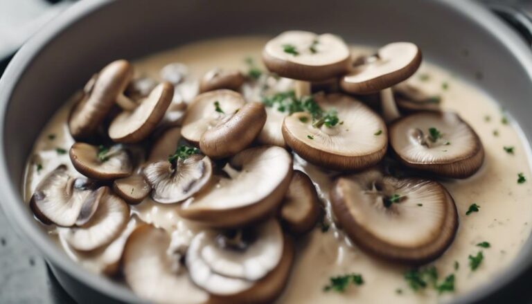 Creamy Garlic Sous Vide Mushrooms