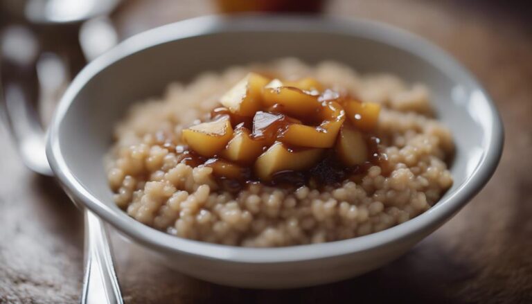 Steel-Cut Oats With Sous Vide Apple Compote