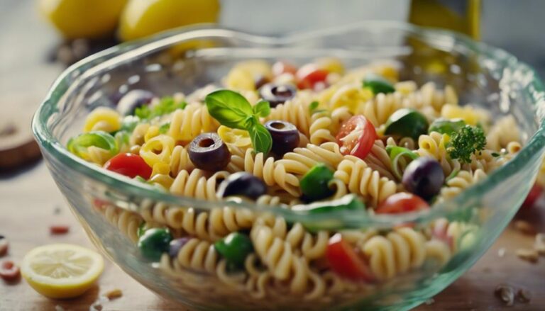 Sous Vide Whole Wheat Pasta Salad With Olive Oil and Lemon