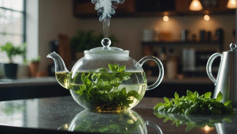 Sous Vide Infused Peppermint Tea