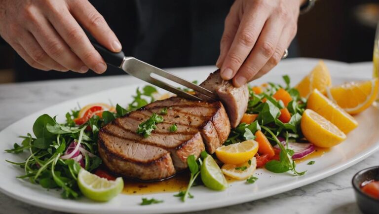 Sous Vide Citrus Pork Chops With Fennel Salad