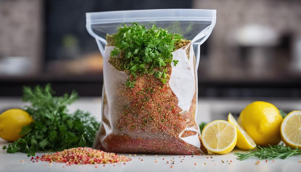 sous vide quinoa salad