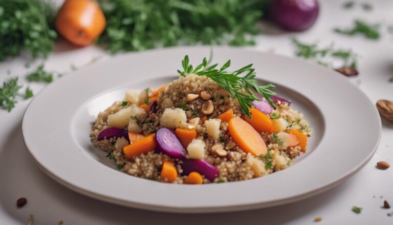 Fill-Up With Sous Vide Root Vegetables and Quinoa Pilaf