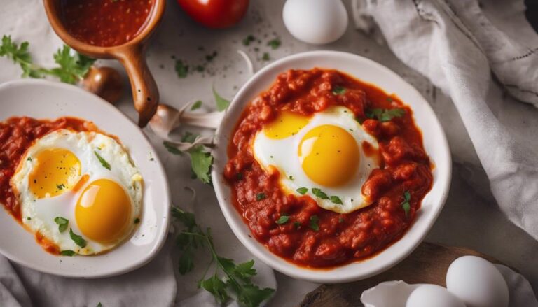 Sous Vide Shakshuka: Eggs Poached in Rich Tomato Sauce