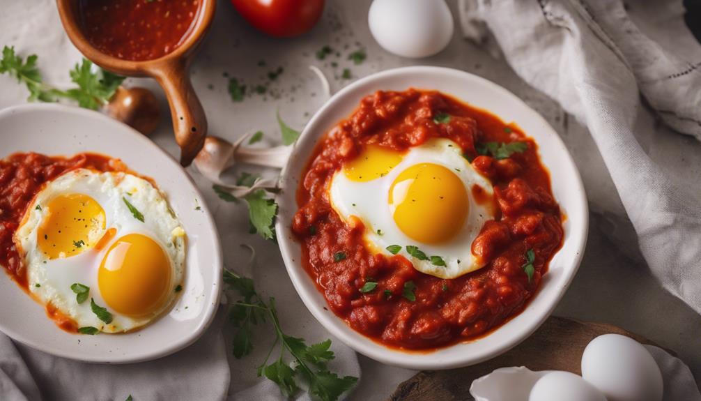 sous vide shakshuka delicacy