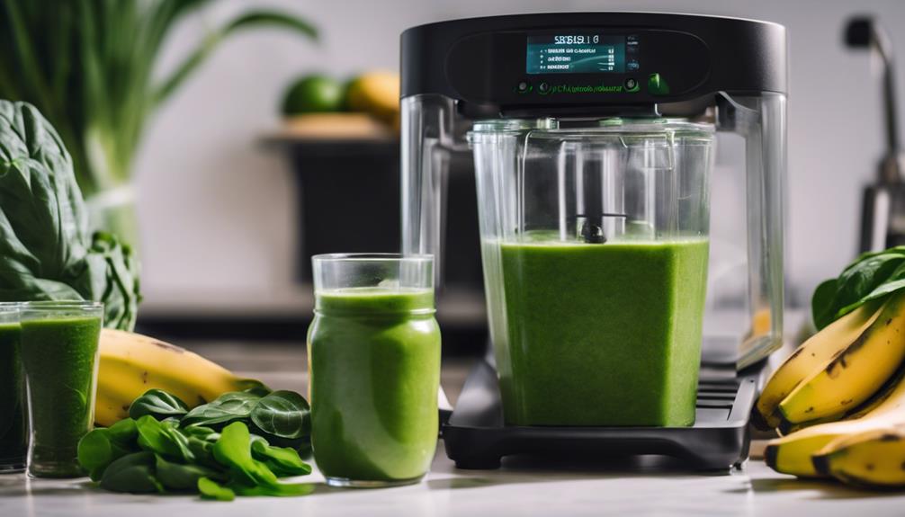 sous vide spinach smoothie