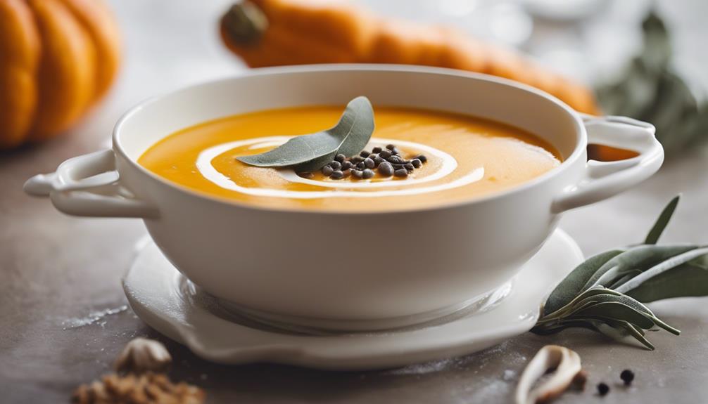 sous vide squash soup