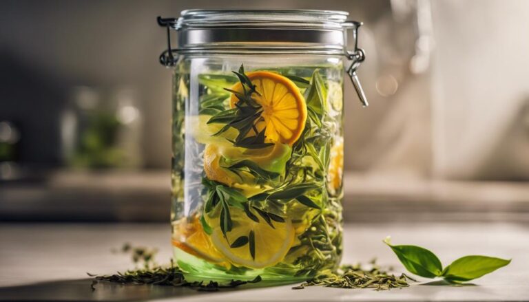 Sous Vide Green Tea Citrus Infusion