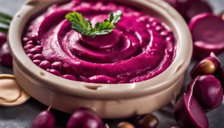 Sous Vide Beetroot and Chickpea Hummus