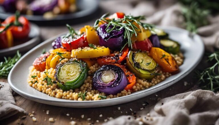 Sous Vide Roasted Vegetable and Whole Wheat Couscous Salad