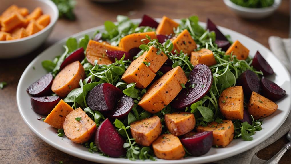 sous vide veggie salad