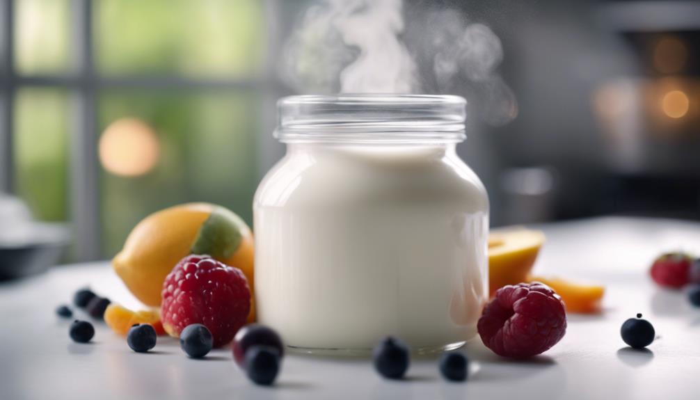 sous vide yogurt preparation