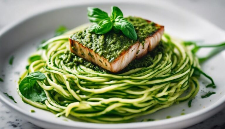 Lean Green Sous Vide Machine: Zucchini Noodles With Pesto