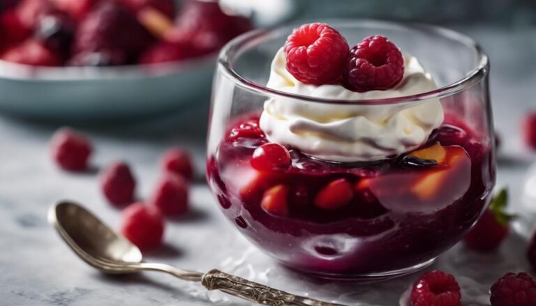 Sous Vide Berry Compote With Vanilla Cream