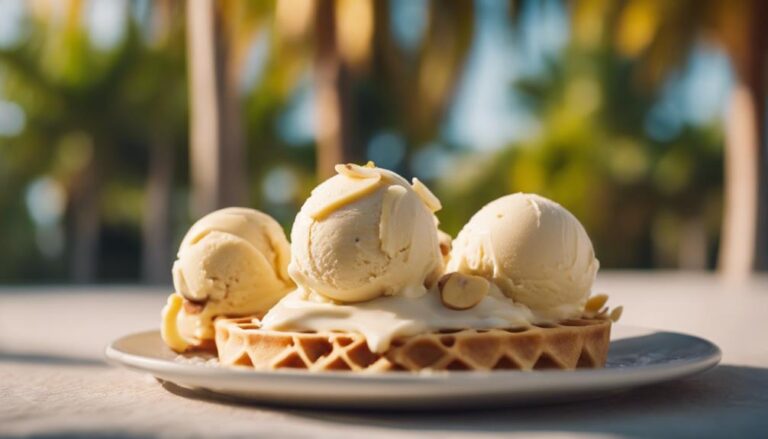 Banana and Almond Ice Cream