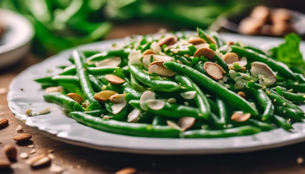 tasty almond green beans