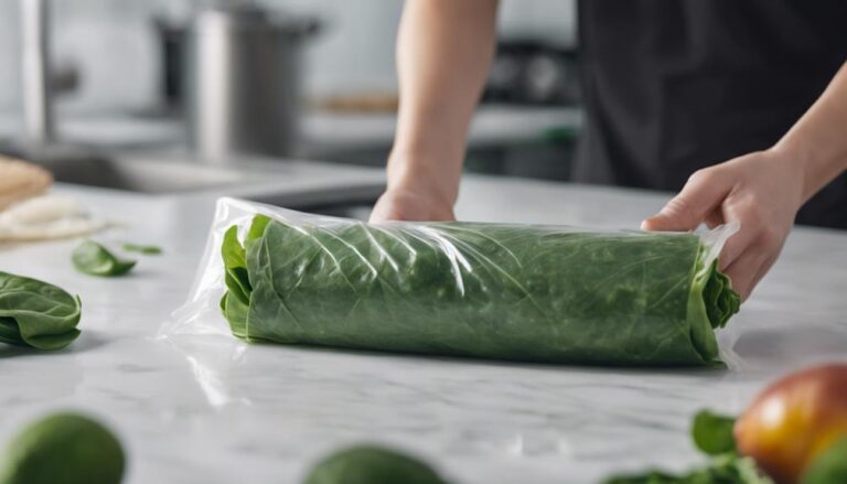 Sous Vide Spinach and Avocado Wrap