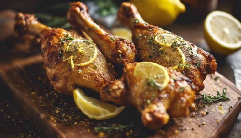 Baked Lemon Pepper Chicken Drumsticks