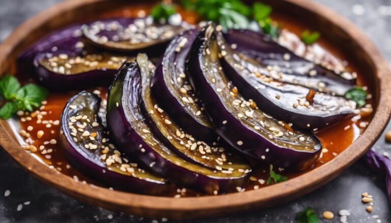 Sous Vide Sweet and Sour Eggplant