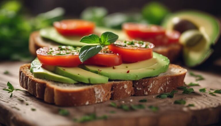 Sous Vide Avocado Toast With Marinated Tomatoes