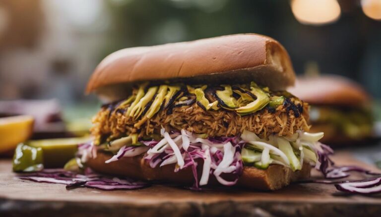 BBQ Jackfruit Sous Vide Sandwiches