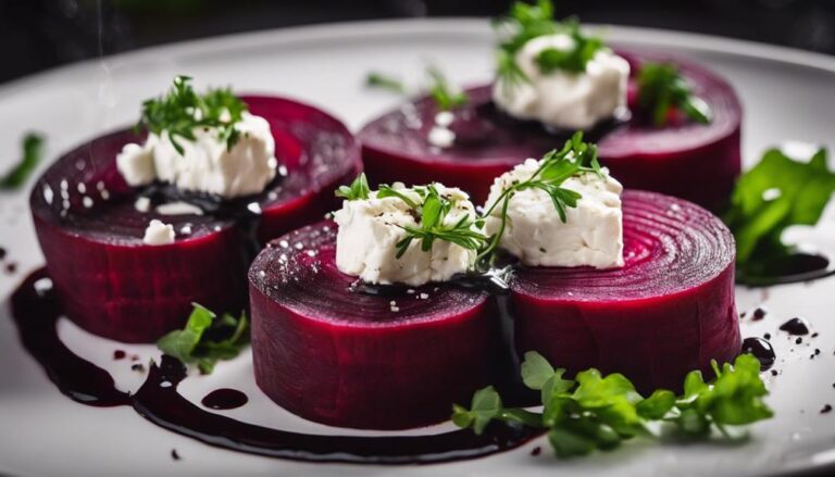 Sous Vide Beet and Goat Cheese Salad