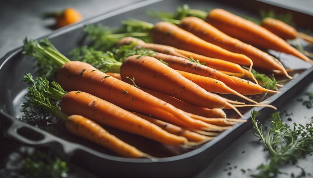 tender carrot with ginger