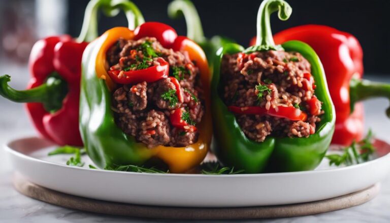 Sous Vide Stuffed Bell Peppers