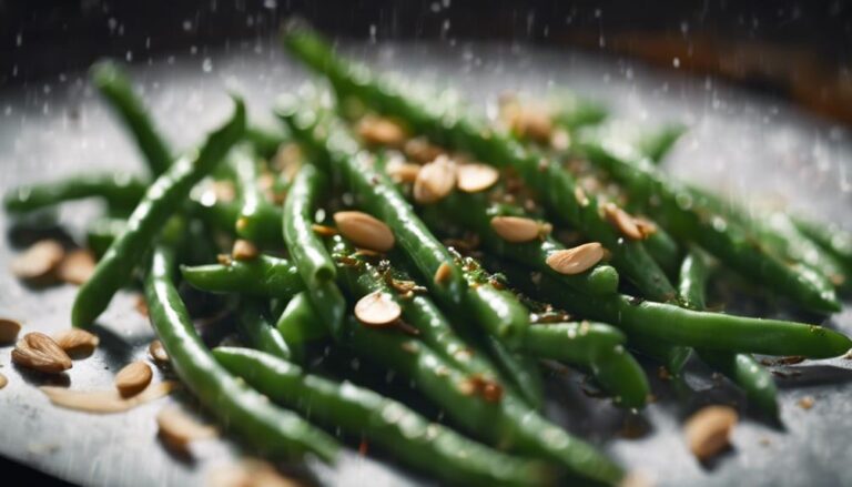 Sous Vide Steamed Green Beans With Almond Slivers