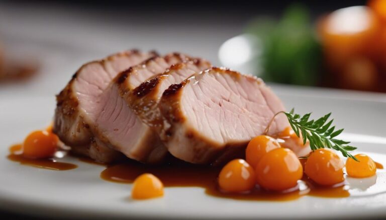 Sous Vide Pork Tenderloin With Cloudberry Glaze