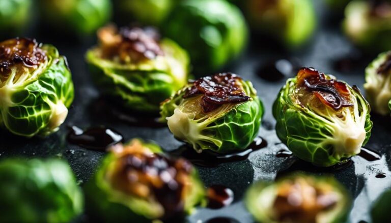 Sous Vide Brussels Sprouts With Balsamic Glaze