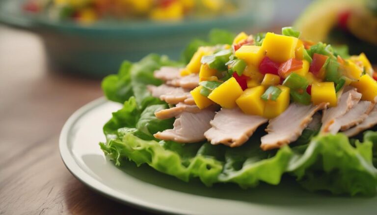 Sous Vide Turkey Lettuce Wraps With Mango Salsa