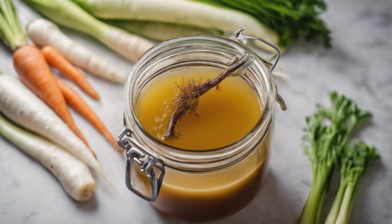 Sous Vide Kangaroo Bone Broth With Seasonal Vegetables