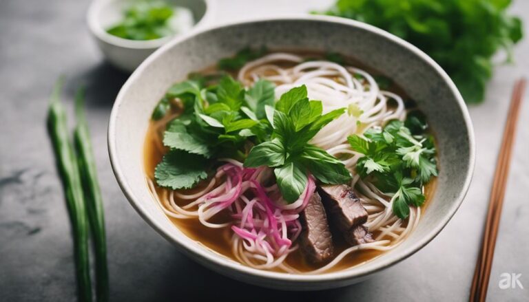 Sous Vide Kangaroo Pho With Fresh Herbs