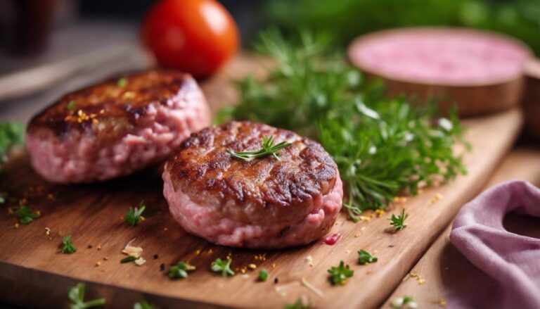 Sous Vide Kangaroo Sausage Patties