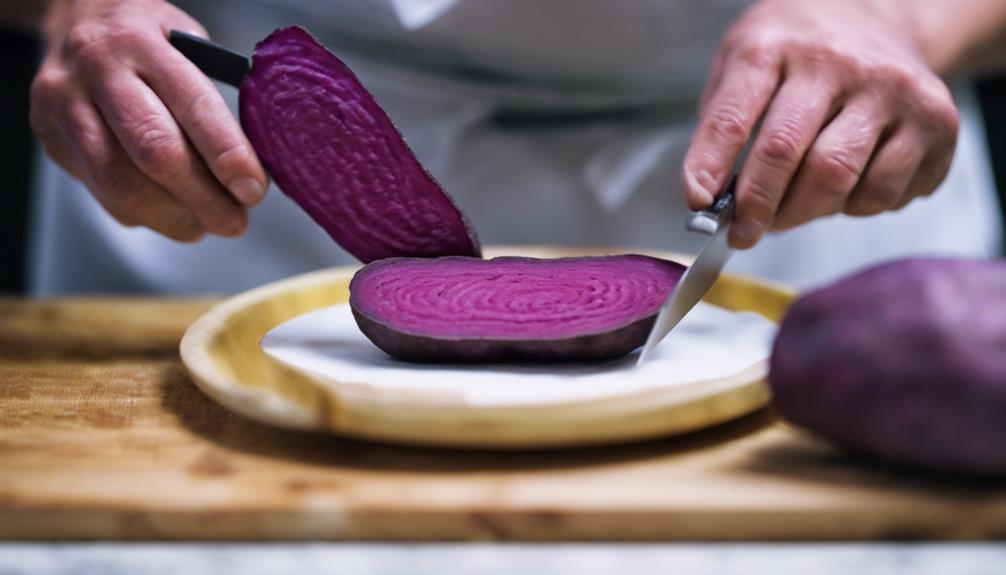 unique purple sweet potatoes