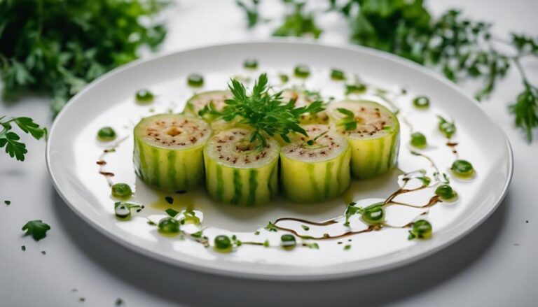 Sous Vide Salted Snake Gourd