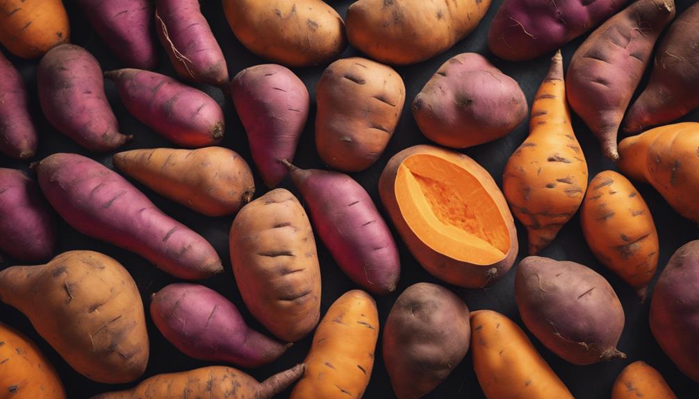 varieties of sweet potatoes