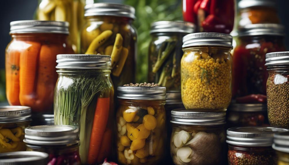 variety of pickling spices