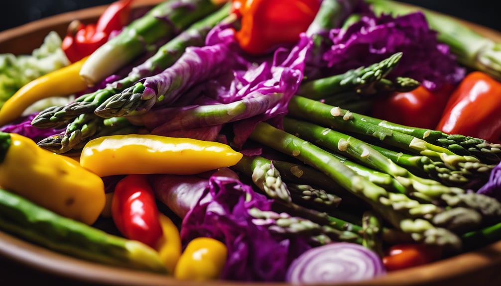 variety of vibrant vegetables