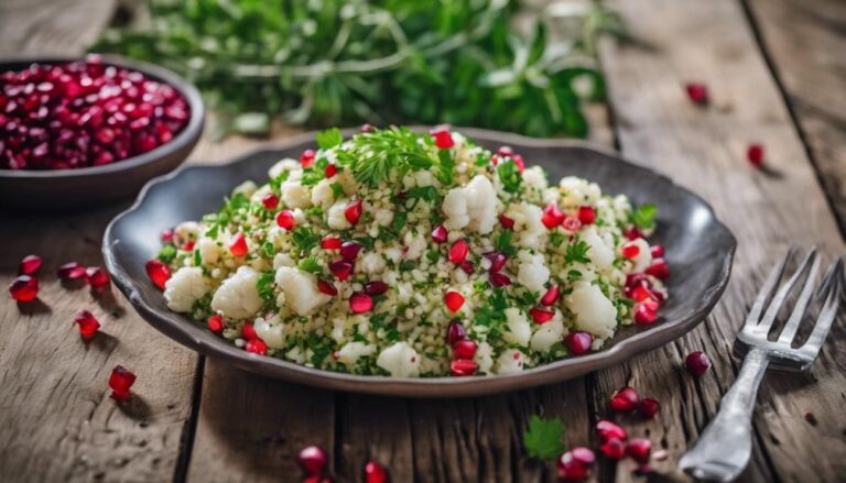 Sous Vide Cauliflower Tabbouleh for Vata