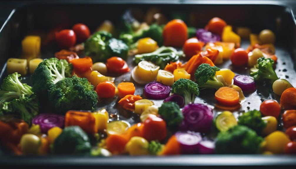 vegetables transformed by fire