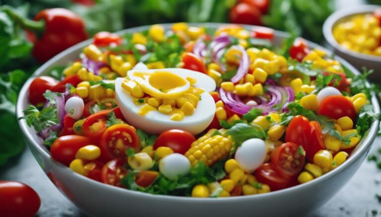 Ovo Vegetarianism Sweet Corn and Egg Salad