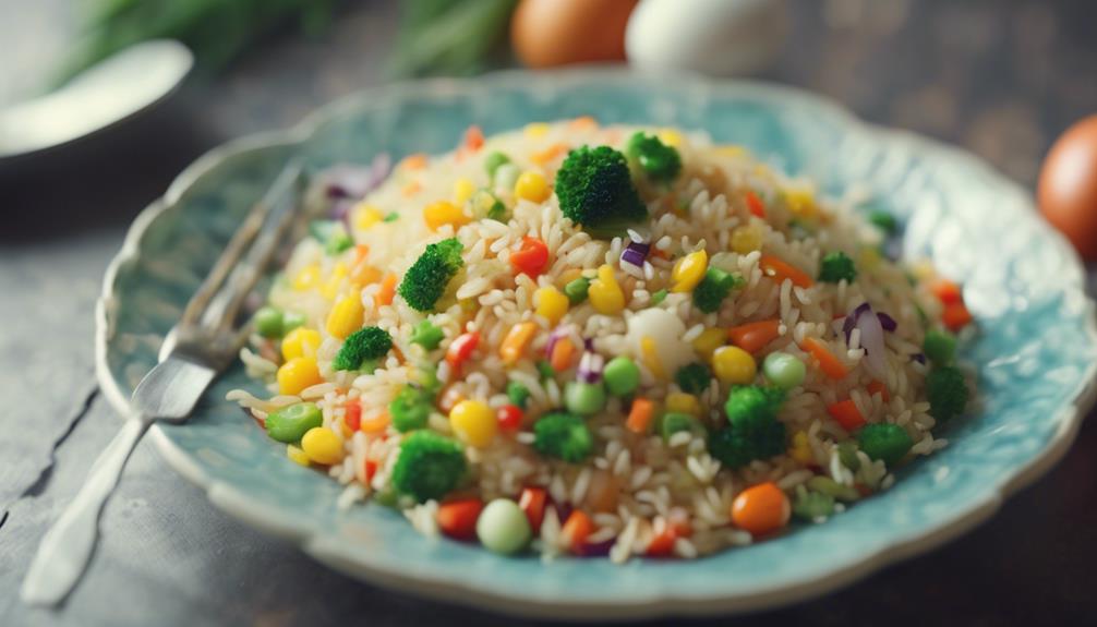 vegetarian egg fried rice