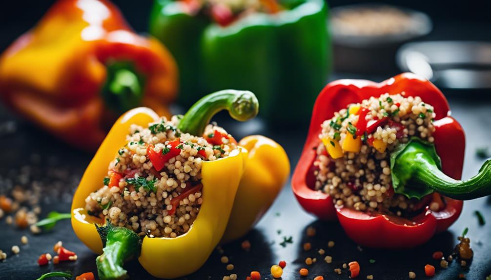 vegetarian stuffed bell peppers