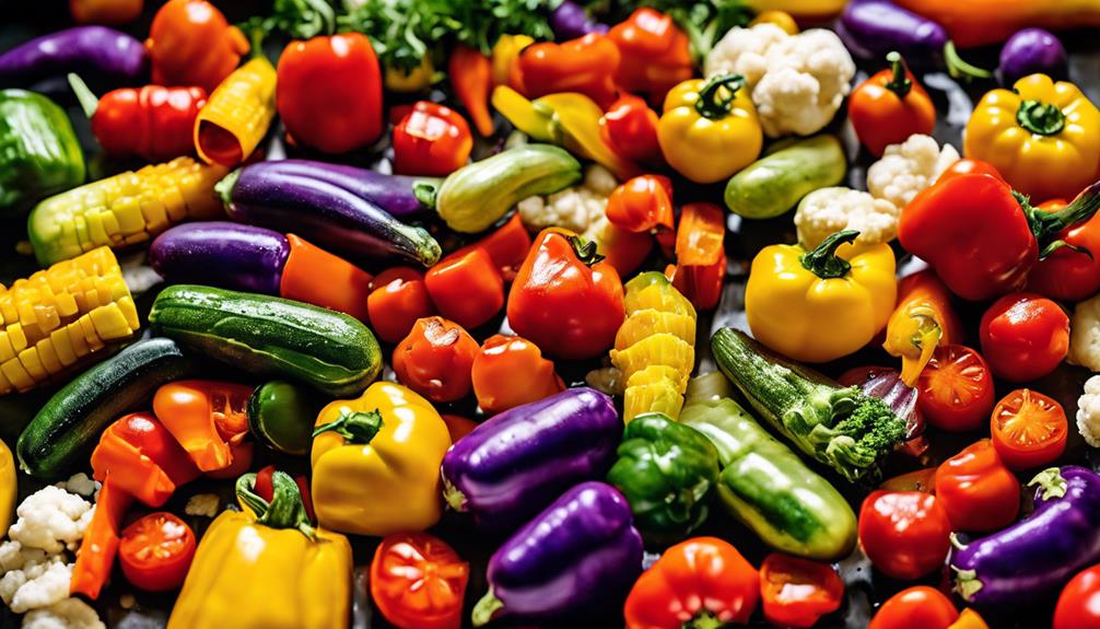 vibrant array of produce