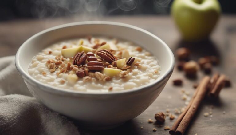 Sous Vide Spiced Apple and Nut Porridge