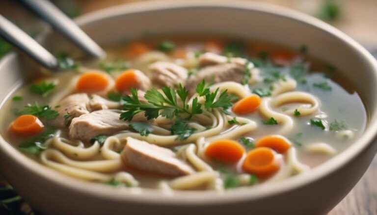 Chicken Noodle Soup With Fresh Herbs